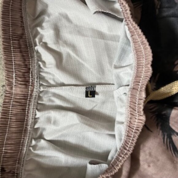 🧡3/15 Men's Summer Beach Swim Shorts Drawstring Elastic Waist Size L - Picture 4 of 9